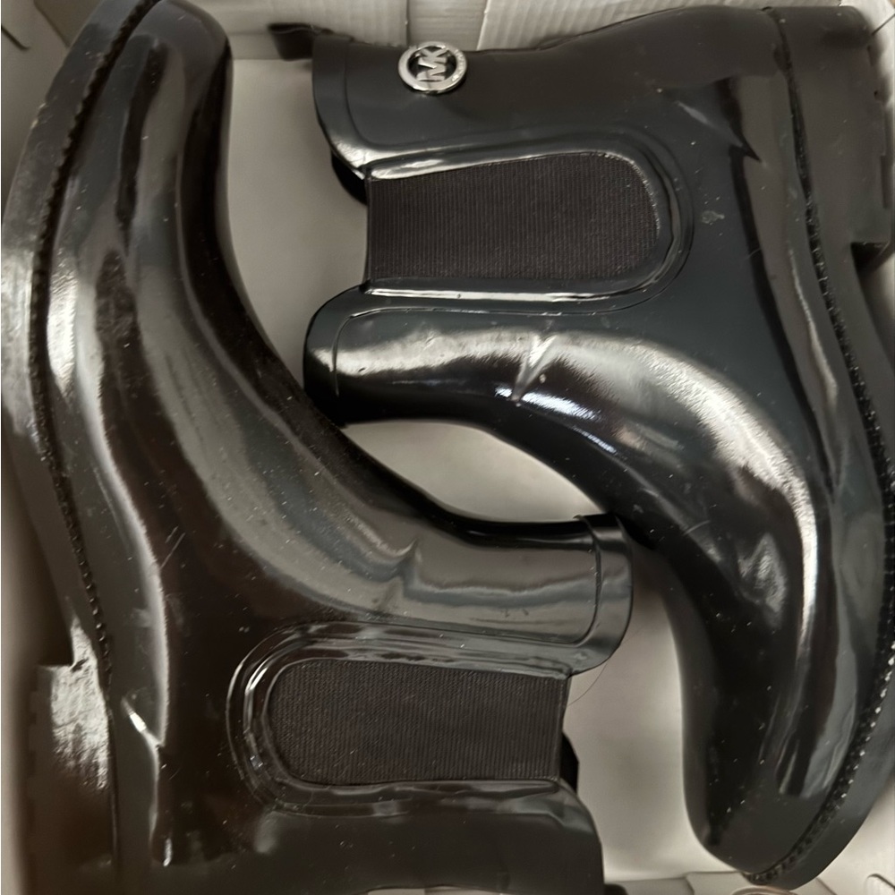 Michael Kors Black Rain Boots